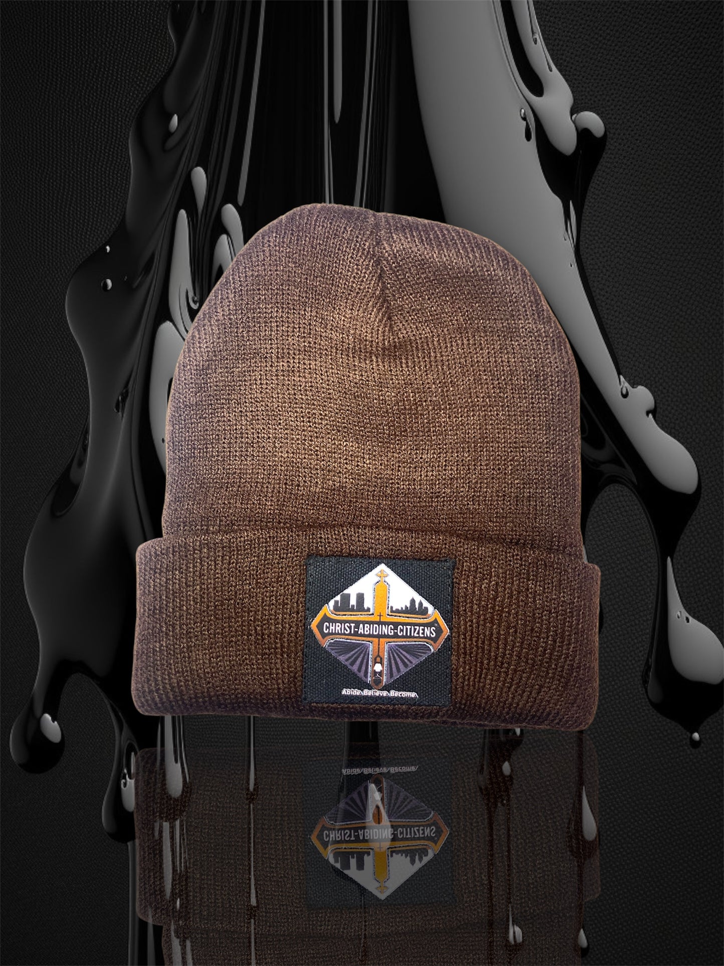 Brown Jesus Walk | Winter Beanie