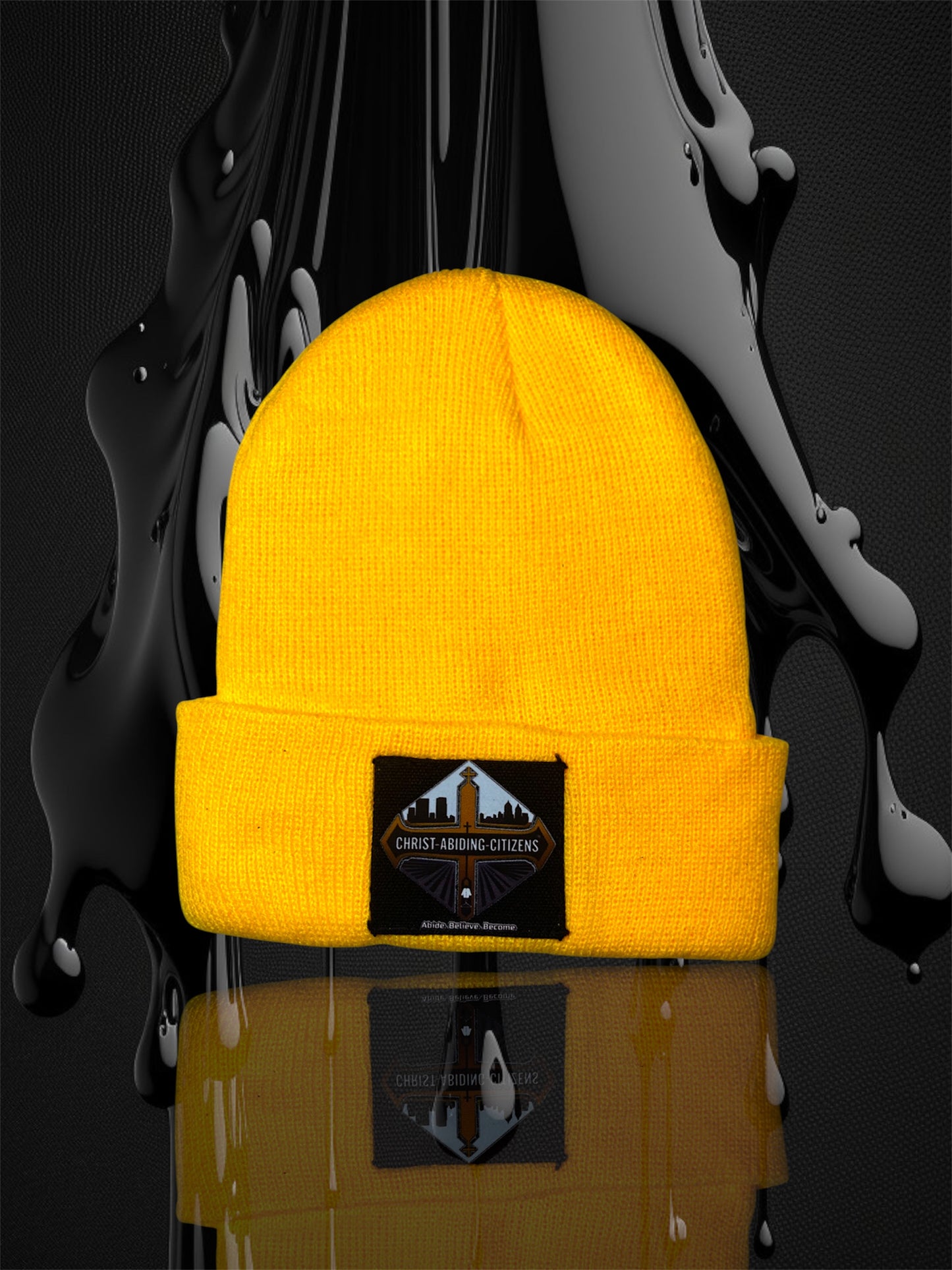 Yellow Jesus Walk | Winter Beanie