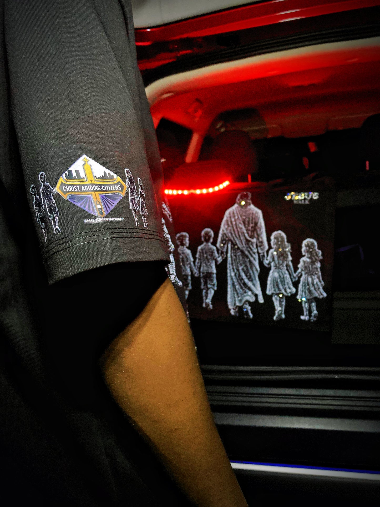 Jesus Walk | Rhinestones T-shirt