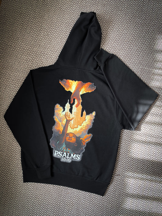 Psalms 18:16 | W/C Graphic Hoodie