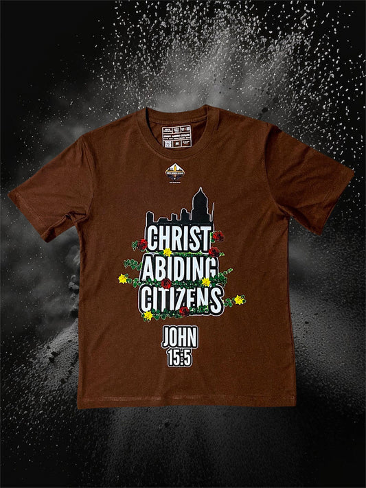 Brown John 15:5 | S/C Graphic T-Shirt