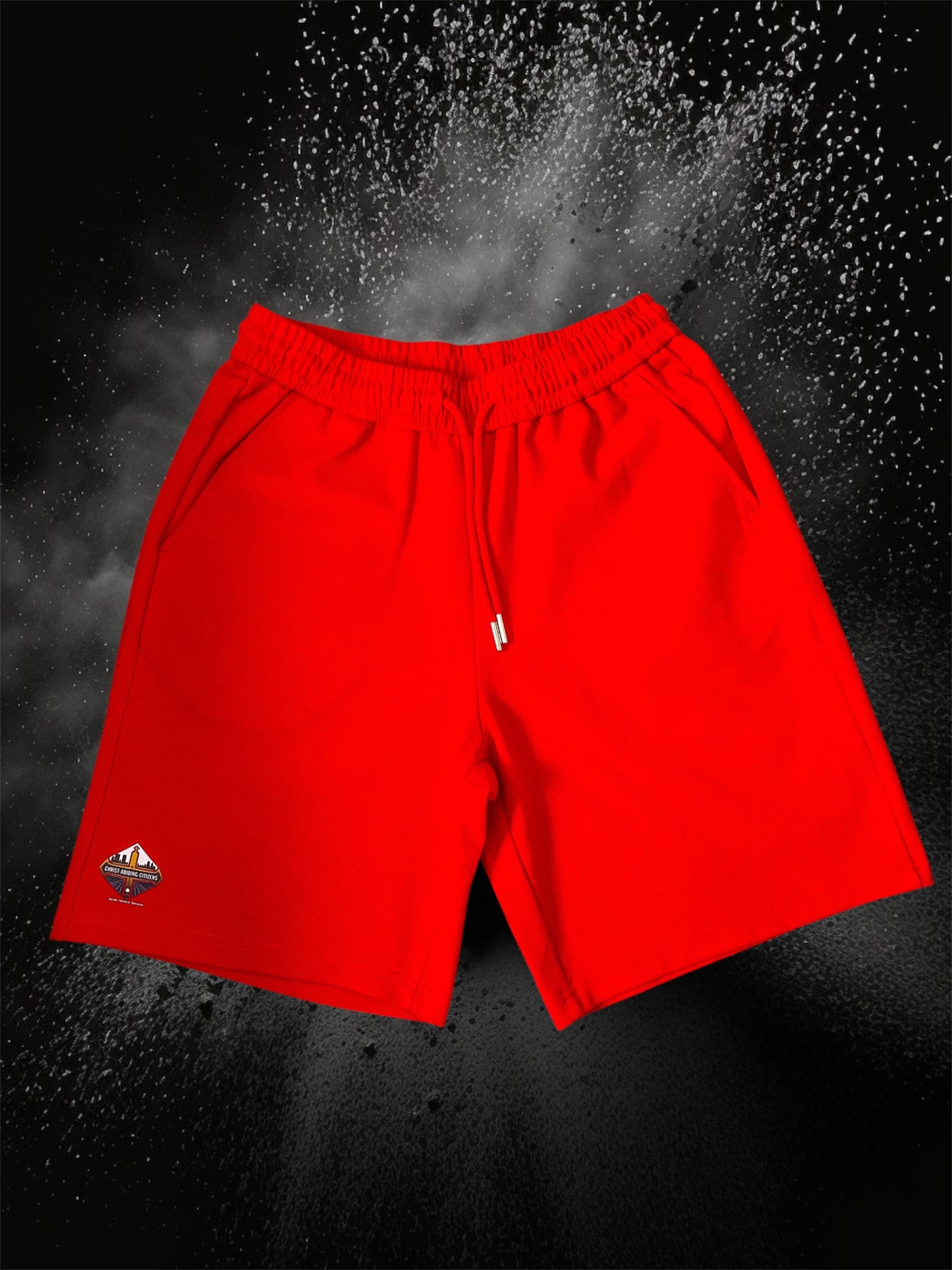 Red S/C Unisex Trackshorts