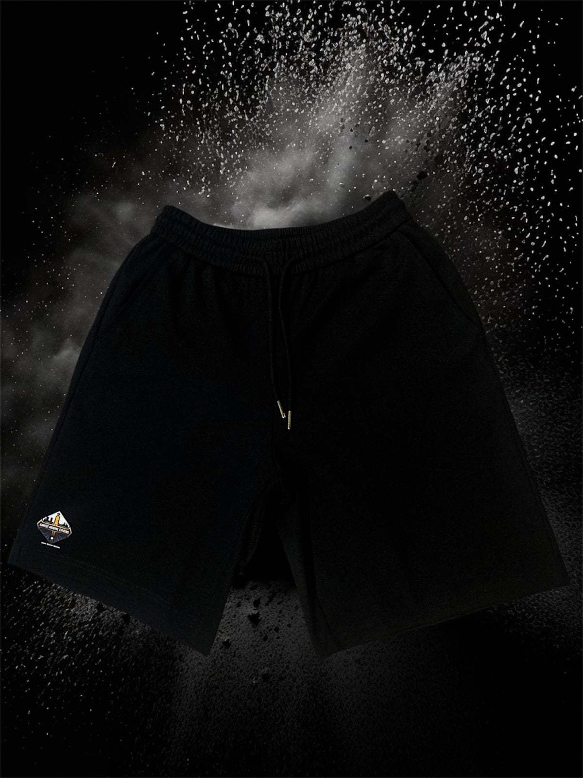 Black S/C Unisex Trackshorts