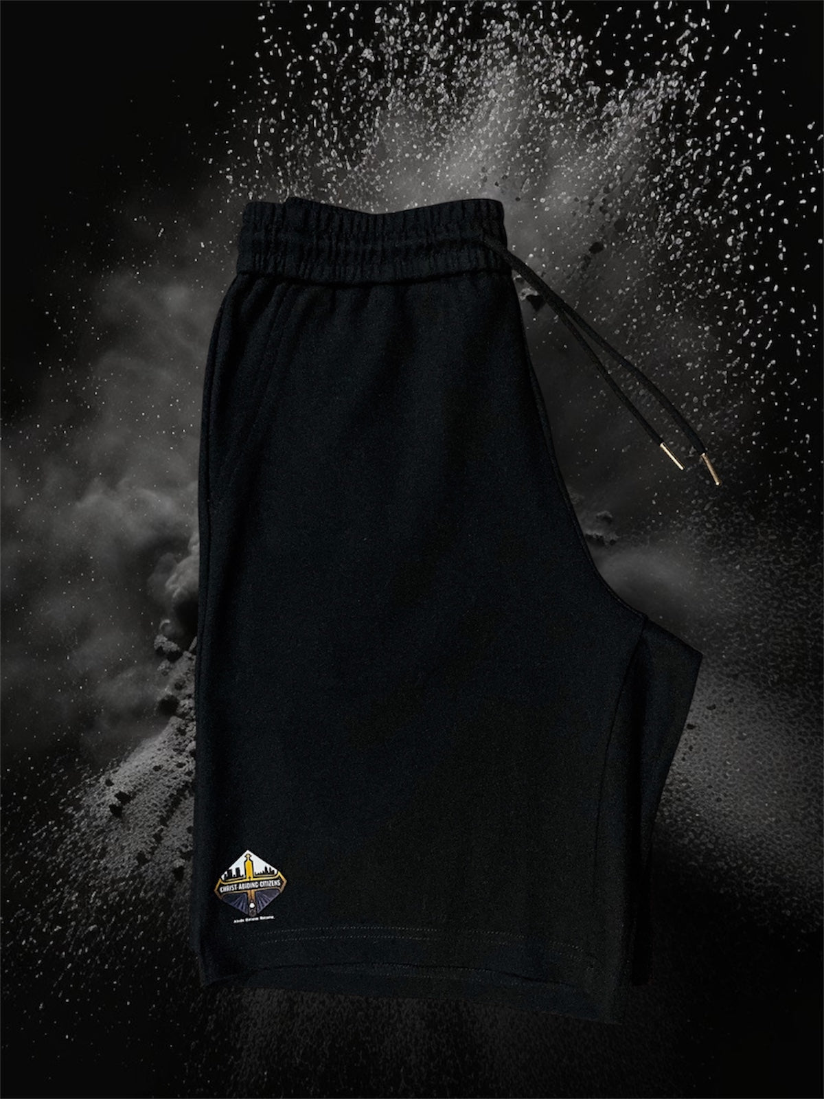 Black S/C Unisex Trackshorts