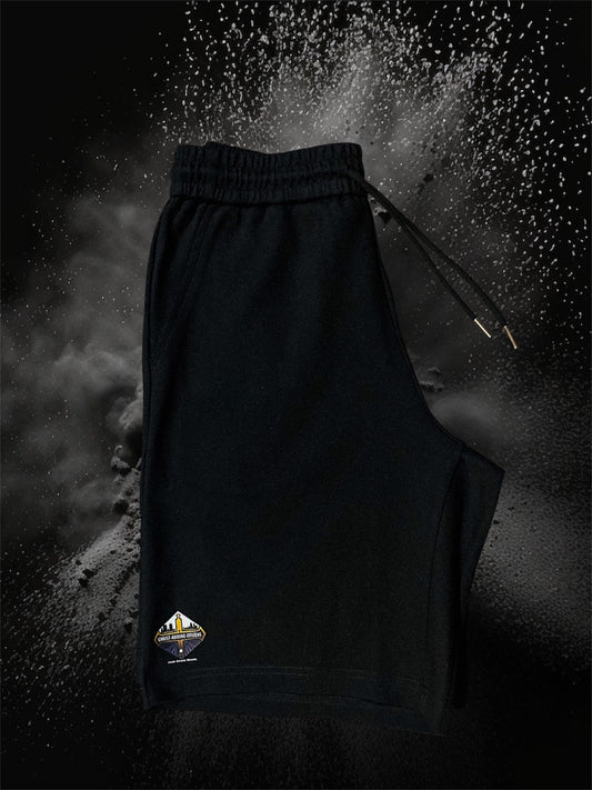 Black S/C Unisex Trackshorts