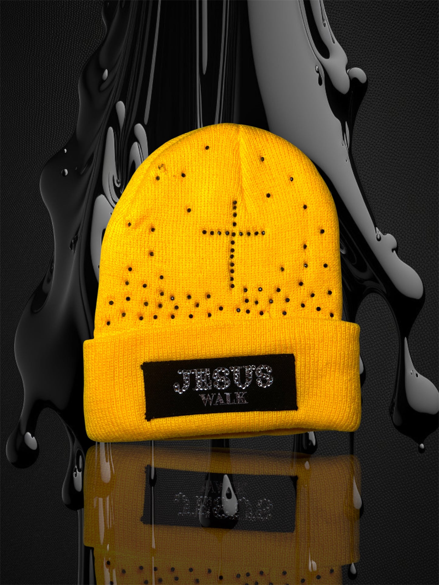 Yellow Jesus Walk | Winter Beanie