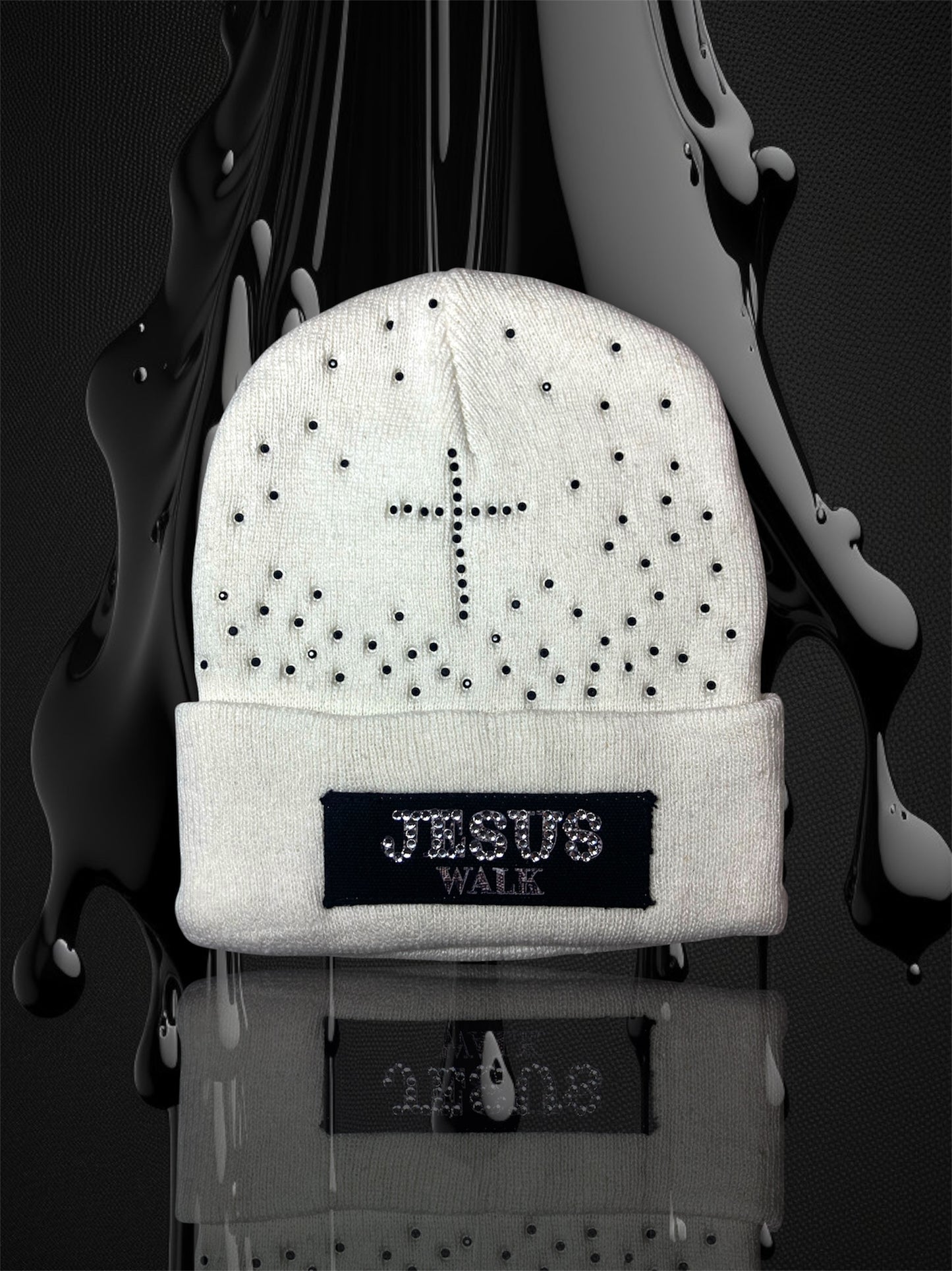 White Jesus Walk | Winter Beanie